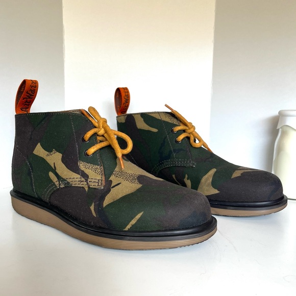 Dr. Martens Nixon Camo Canvas Wedge Boots - Picture 1 of 11
